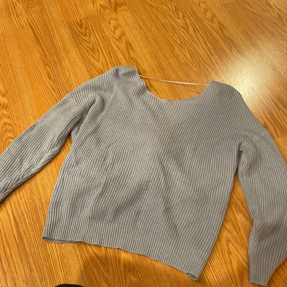 Blue Knot Sweater